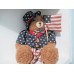 Rustic Americana Grouping Items Bear Plaque Wood Block Pillow Flower Pot   153139841943